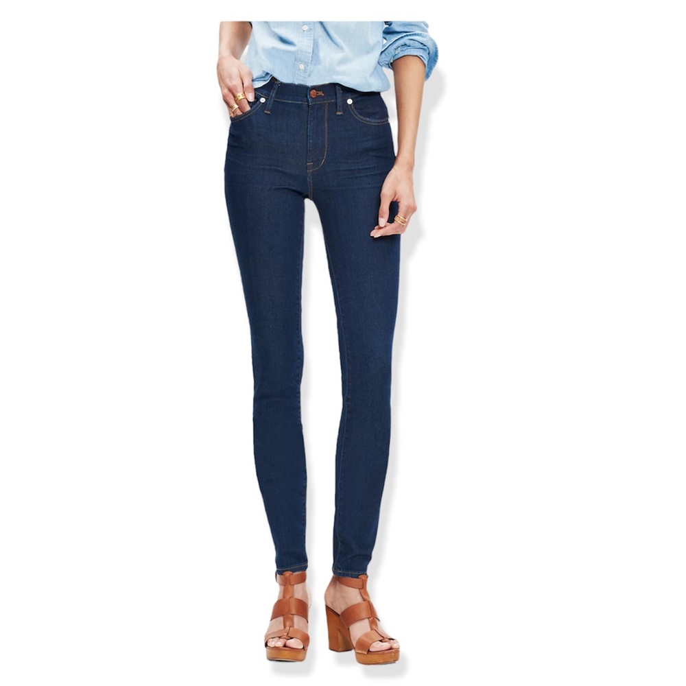 Madewell High-Rise Skinny Jeans in Davis Wash
